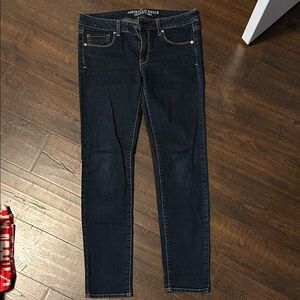 American Eagle Outfitters Women's Deep Indigo Skinny Jeans